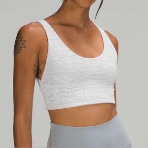 Lululemon Align Reversible Bra *Light Support, A/B Cups Sz 8 Gray White